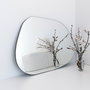 Hanah Home Espejo Transparente Amorphous 90x70 cm, 100% MDF, Moderno, Ideal para Hogar y Hoteles